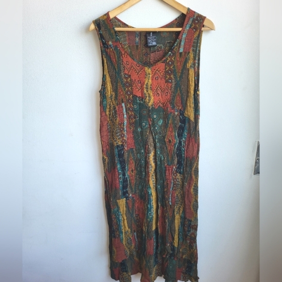 Kariyana Artwear Dress -Size S-Multi Color - Picture 1 of 9